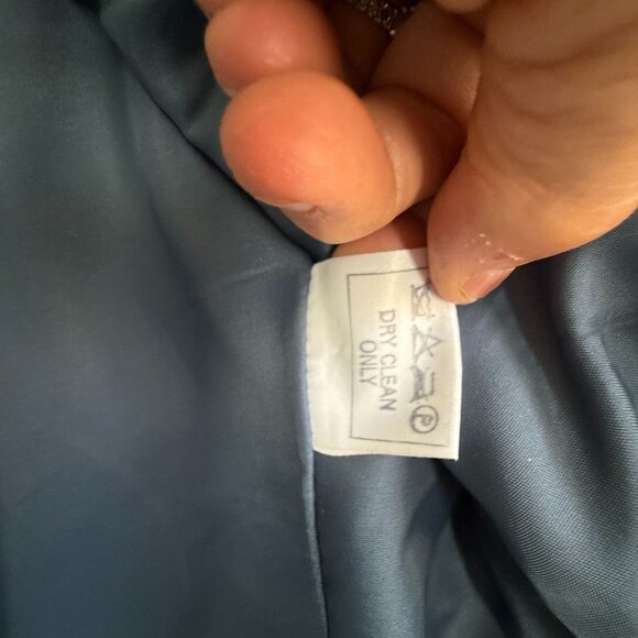 Harris Tweed Herringbone Wool 100% Single-Breasted Blazer Sport Coat Womens Gray - Picture 7 of 11